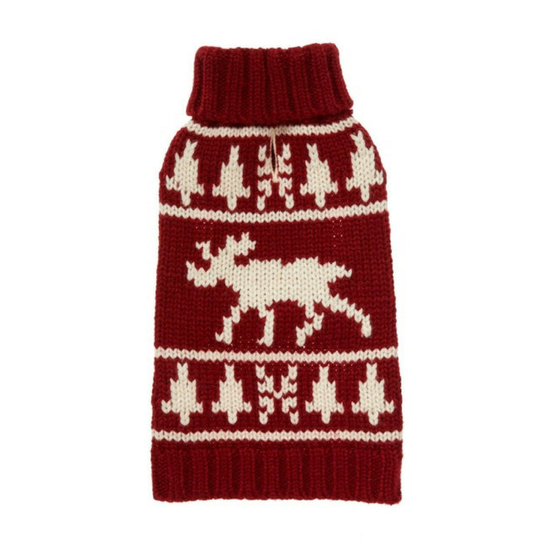 Classic Moose Dog Sweater