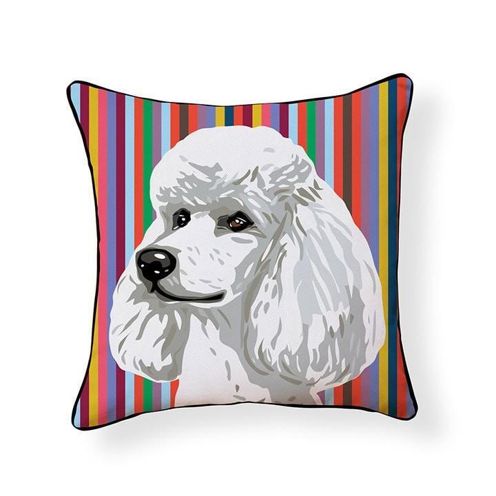 Poodle Pooch Decor Pillow