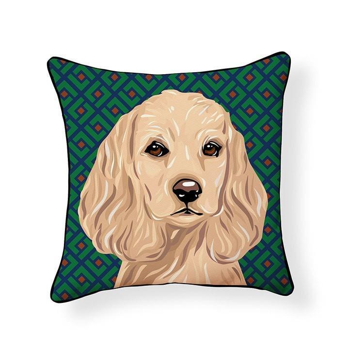 Cocker Spaniel Pooch Decor Pillow