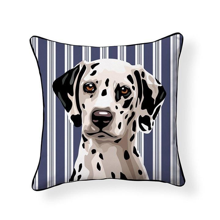 Dalmatian Pooch Decor Pillow