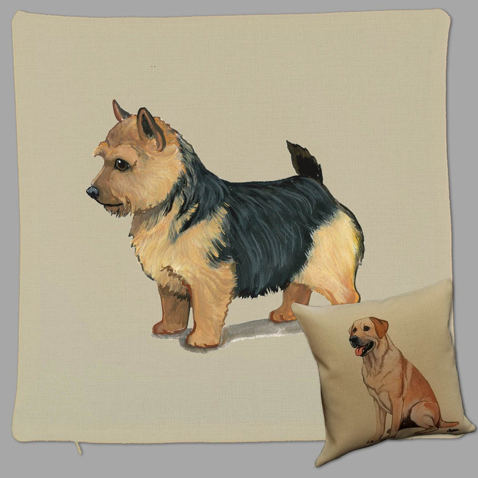 Norwich Terrier Pillow Cover