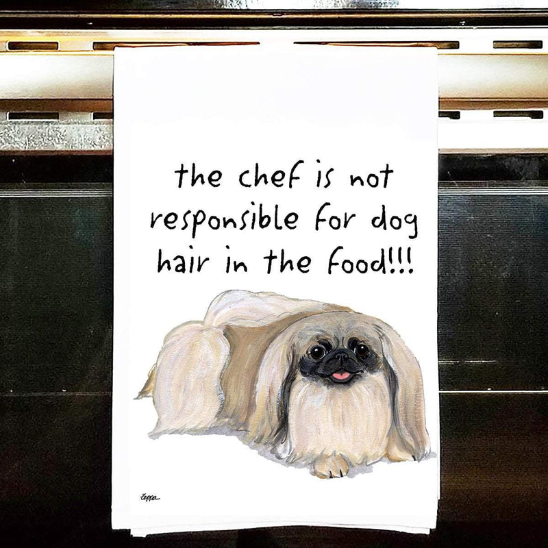 Pekingese Tea Towel