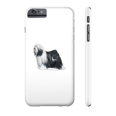 Tibetan Terrier Illustration Phone Case