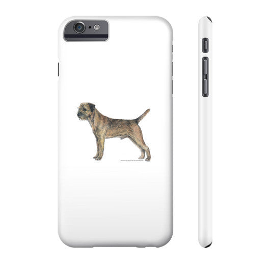 Border Terrier Illustration Phone Case