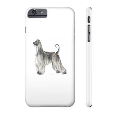 Afghan Hound Illustration Phone Case