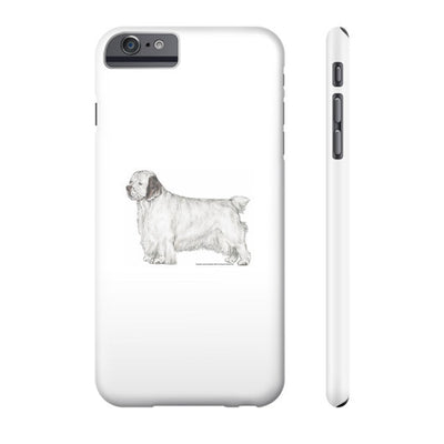 Clumber Spaniel Illustration Phone Case