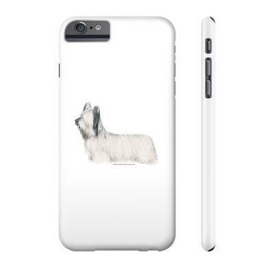 Skye Terrier Illustration Phone Case