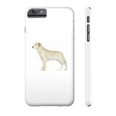 Yellow Labrador Retriever Illustration Phone Case