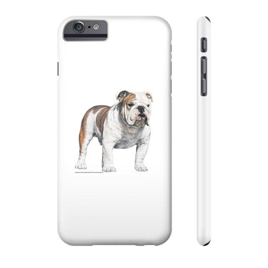 Bulldog Illustration Phone Case