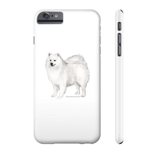 American Eskimo Dog Illustration Phone Case
