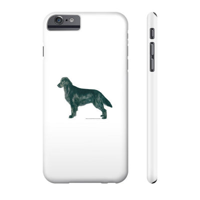 Flat Coated Retriever Illustration Phone Case