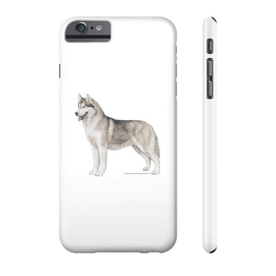 Siberian Husky Illustration Phone Case