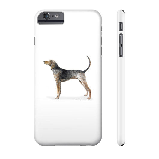 American English Coonhound Illustration Phone Case