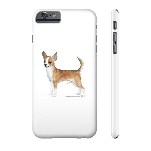Chihuahua (Smooth Coat) Illustration Phone Case
