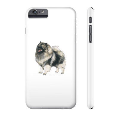 Keeshond Illustration Phone Case