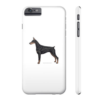 Doberman Pinscher Illustration Phone Case