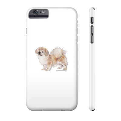 Tibetan Spaniel Illustration Phone Case