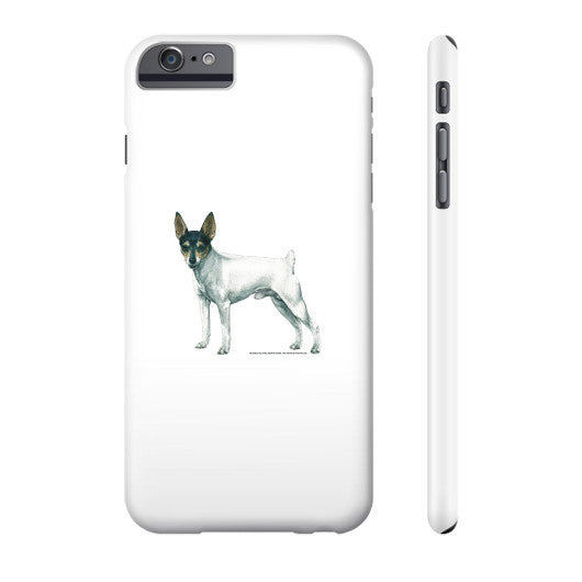 Toy Fox Terrier Illustration Phone Case