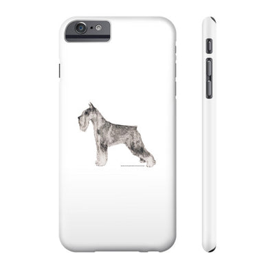 Standard Schnauzer Illustration Phone Case