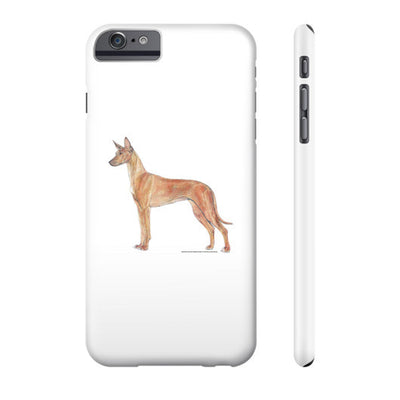 Pharaoh Hound Illustration Phone Case
