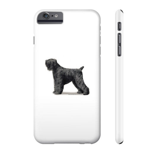Black Russian Terrier Illustration Phone Case