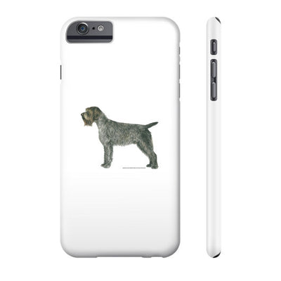 Wirehaired Pointing Griffon Illustration Phone Case