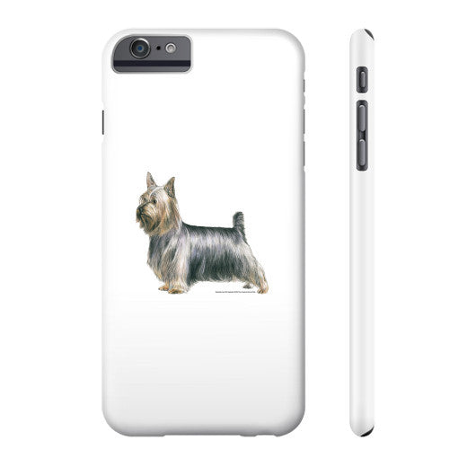 Silky Terrier Illustration Phone Case