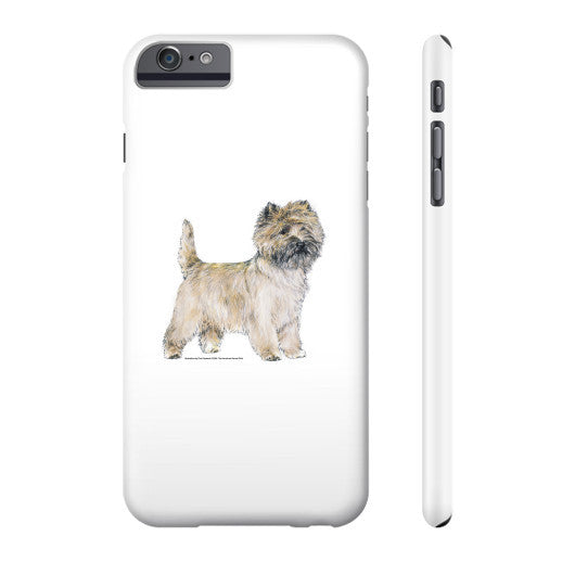 Cairn Terrier Illustration Phone Case