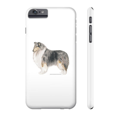 Rough Collie Illustration Phone Case