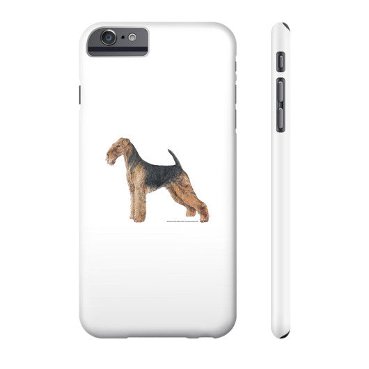 Airedale Terrier Illustration Phone Case