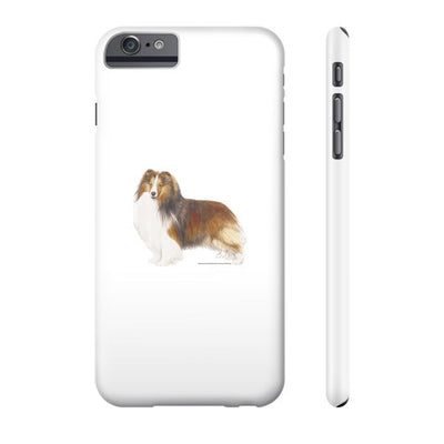Shetland Sheepdog Illustration Phone Case