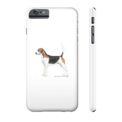 English Foxhound Illustration Phone Case