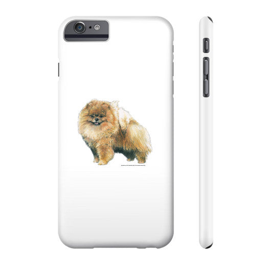 Pomeranian Illustration Phone Case