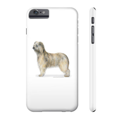 Rough Face Pyrenean Shepherd Illustration Phone Case