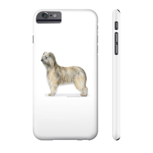 Rough Face Pyrenean Shepherd Illustration Phone Case