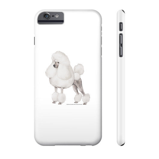 Standard Poodle Illustration Phone Case