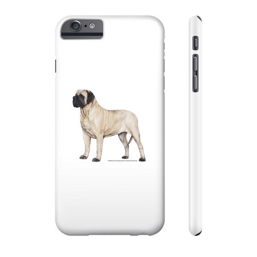 Mastiff Illustration Phone Case