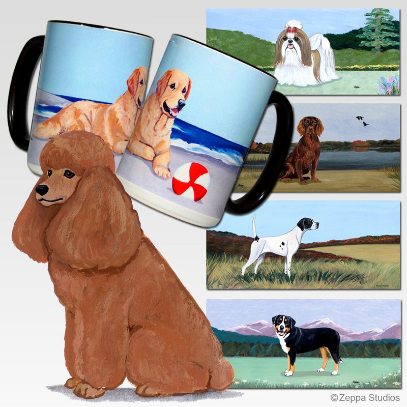 Poodle Scenic Mug