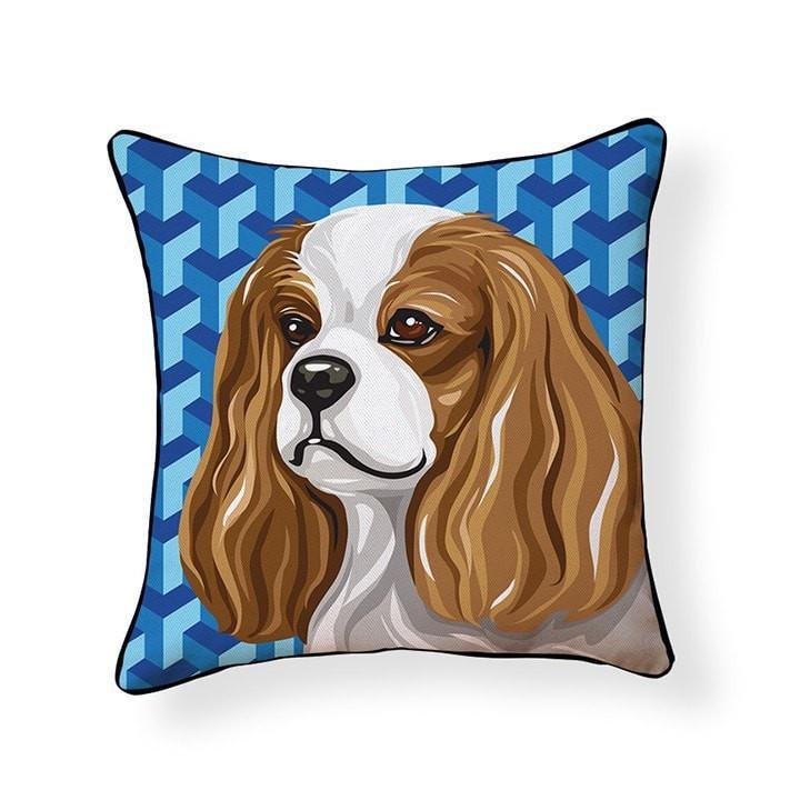 Cavalier King Charles Spaniel Pooch Decor Decorative Pillow