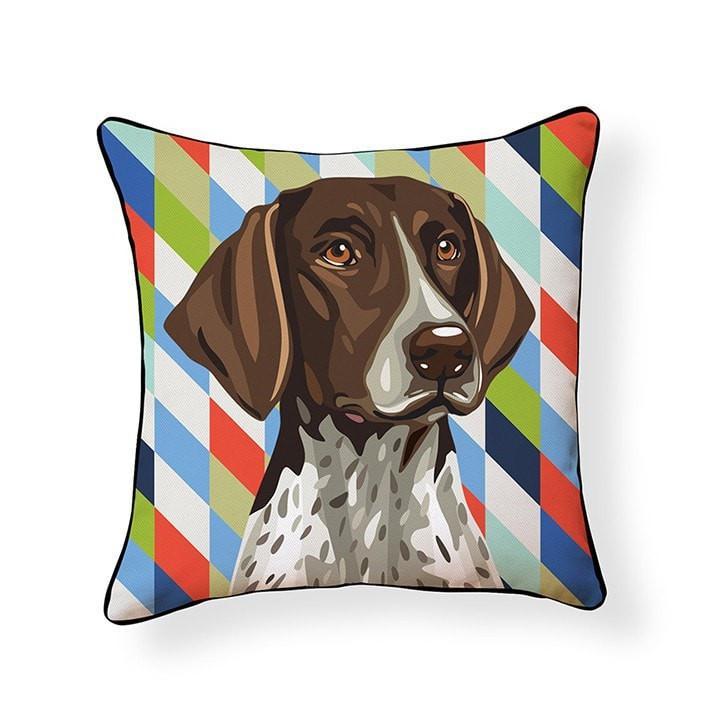 German Shorthaired Pointer Pooch Decor Decorative Pillow