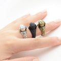 Toy Poodle Wrap Ring
