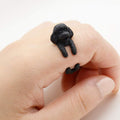 Toy Poodle Wrap Ring