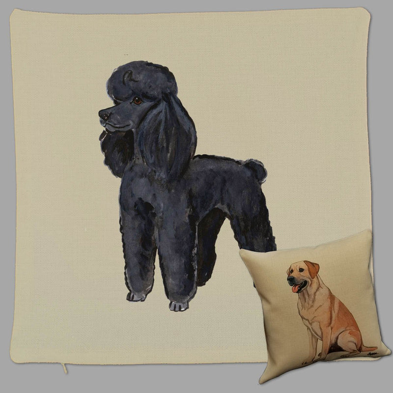 Poodle Pillow Cover