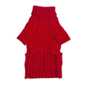 Pocket Cable Knit Dog Sweater