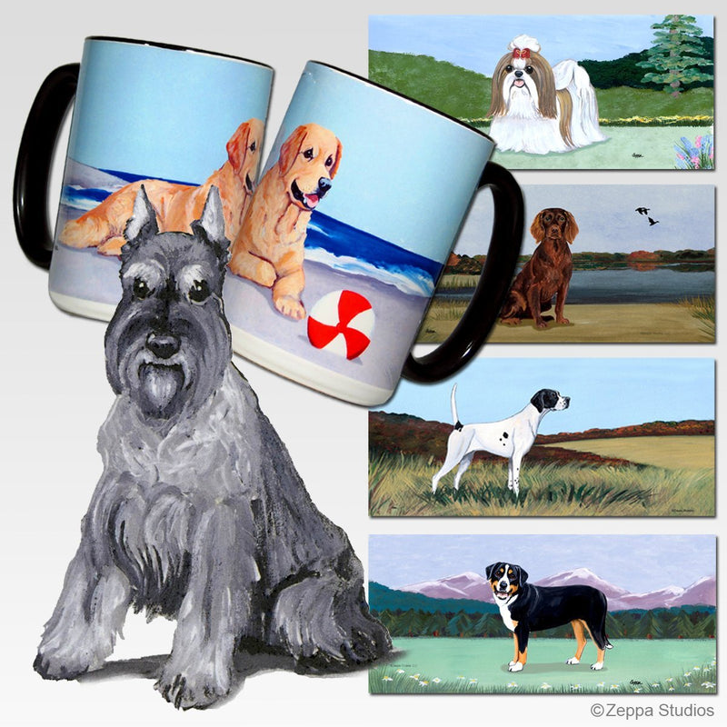 Schnauzer Scenic Mug