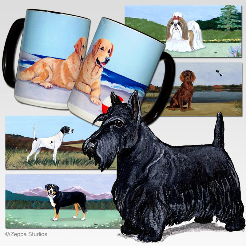 Scottish Terrier Scenic Mug