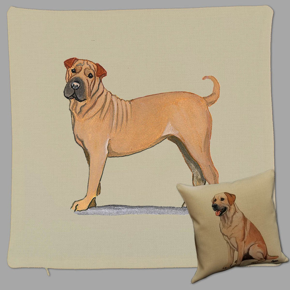 Chinese Shar-Pei Pillow Cover