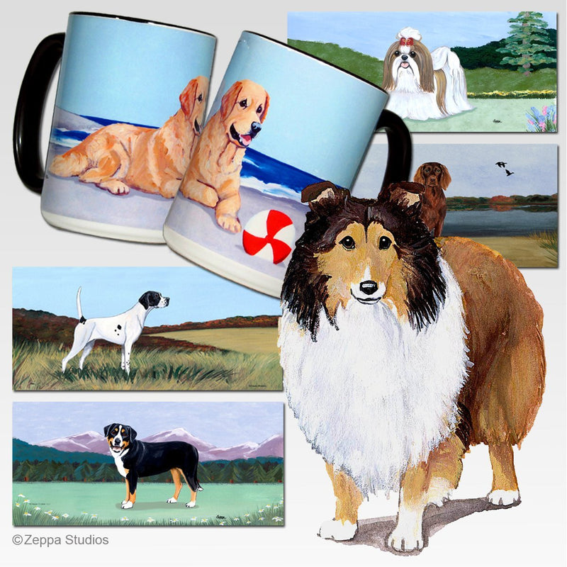 Shetland Sheepdog Scenic Mug