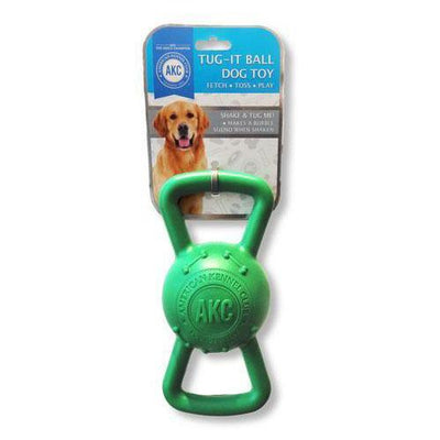 AKC Squeak and Tug Rubber Toy