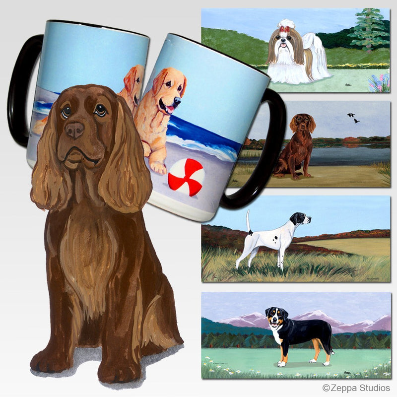 Sussex Spaniel Scenic Mug